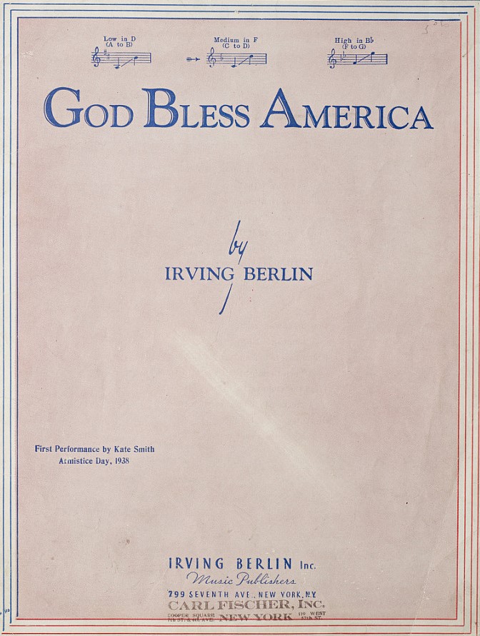 #OTD in #History 1888, Irving Berlin was born. He was awarded the Congressional Gold Medal for his song “God Bless America.” It continues to provide patriotism when needed most, like in #WW2, & on #September11, when #Congress spontaneously sung it on the steps of the #USA Capitol