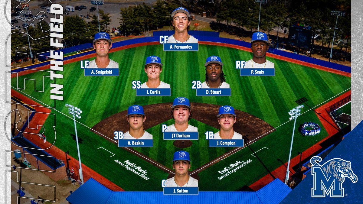 LHP @jtdurham21 (4-1) will make his fourth start of the season this evening. Here's how we'll be lined up defensively: 📺 » gotigersgo.me/3QvalUz 📻 » gotigersgo.me/44wVsaa 📊 » gotigersgo.me/livestats