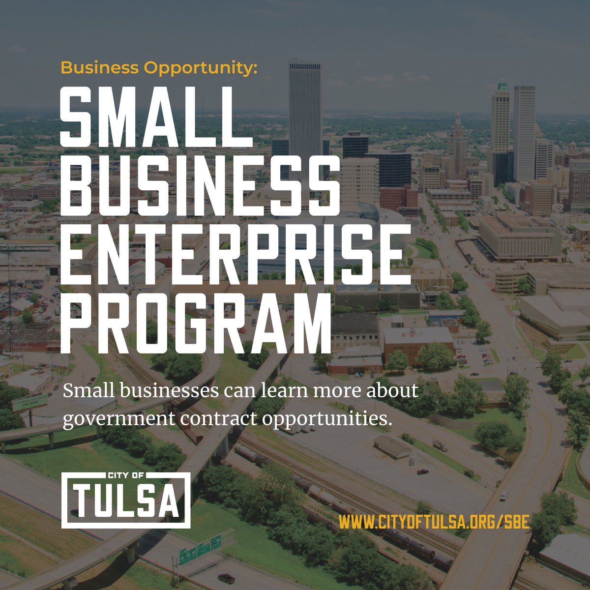 Tulsa-area small businesses, the #SBE program is here to help you access government contracts! Check your eligibility and apply now! cityoftulsa.org/SBE #SBE #TulsaSBE