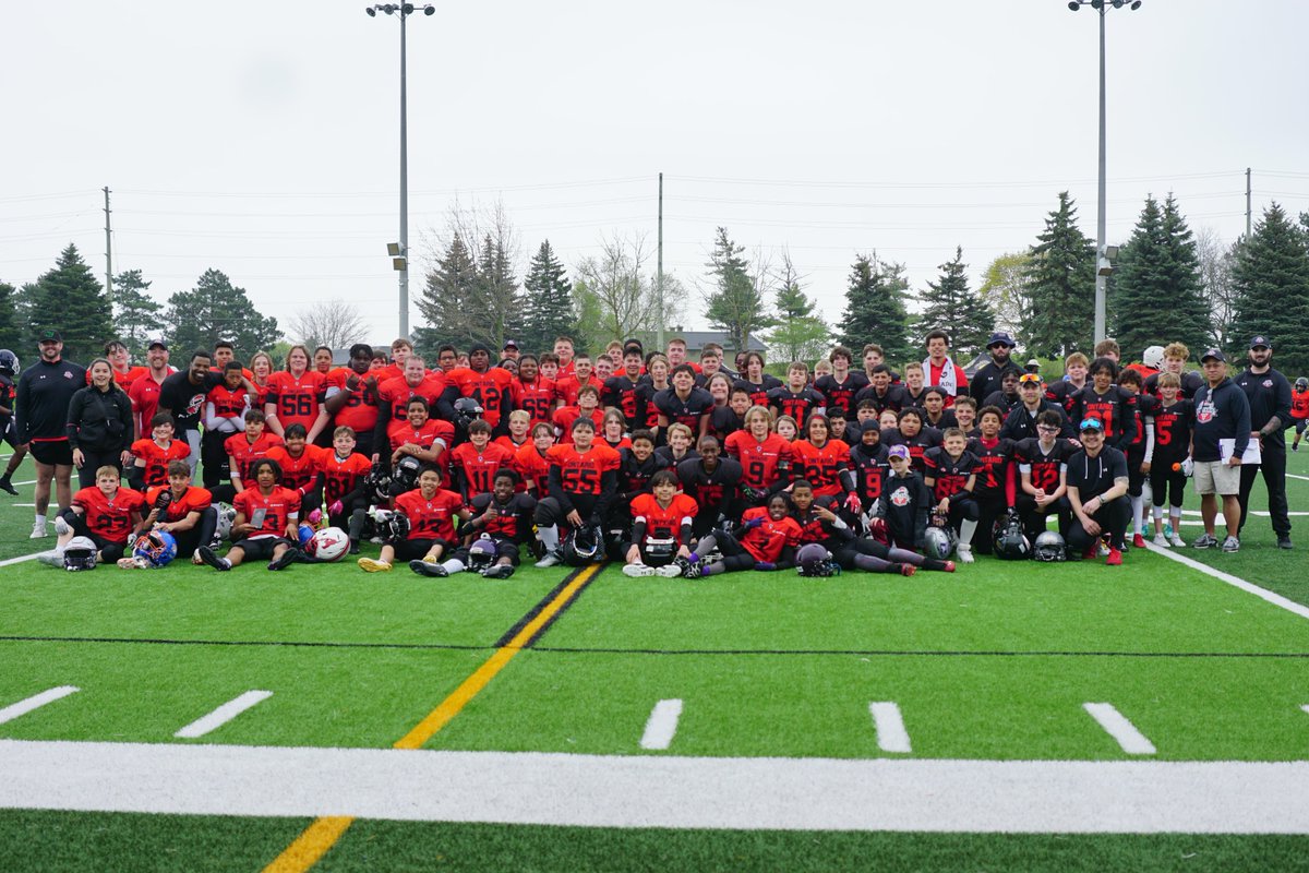We had an amazing 2024 #RedBlackWeekend! The talent on hand was amazing and the coaches are definitely in for some tough decisions! Huge thank you to our partners, sponsors, parents, athletes, coaches and volunteers who made this weekend a success! #ALLIN #WeAreFootballOntario
