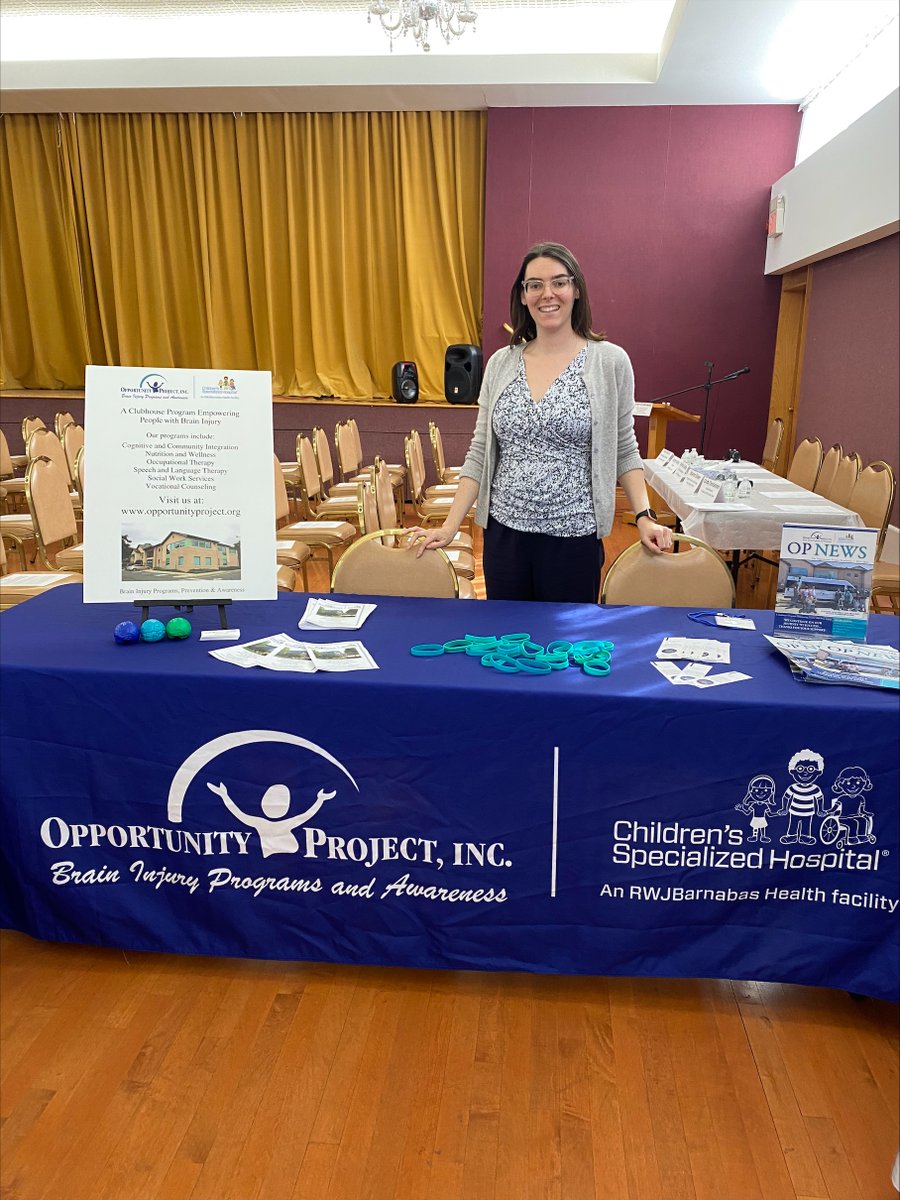 Thank you to Michelle, Opportunity Project’s Speech-Language Pathologist, for representing OP at the Getting the Word Out Community Fair today. Special thanks to @AdlerAphasia for hosting this informative event and enriching the lives of people with #aphasia #braininjury
