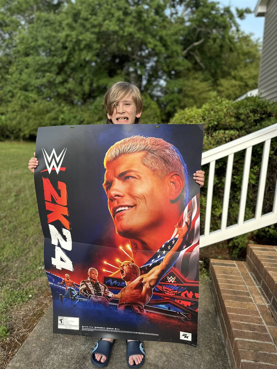 Cody Rhodes WWE 2K24 poster ✅ @CodyRhodes #codyrhodes #WWE2K24 #wwe2k #wwegames