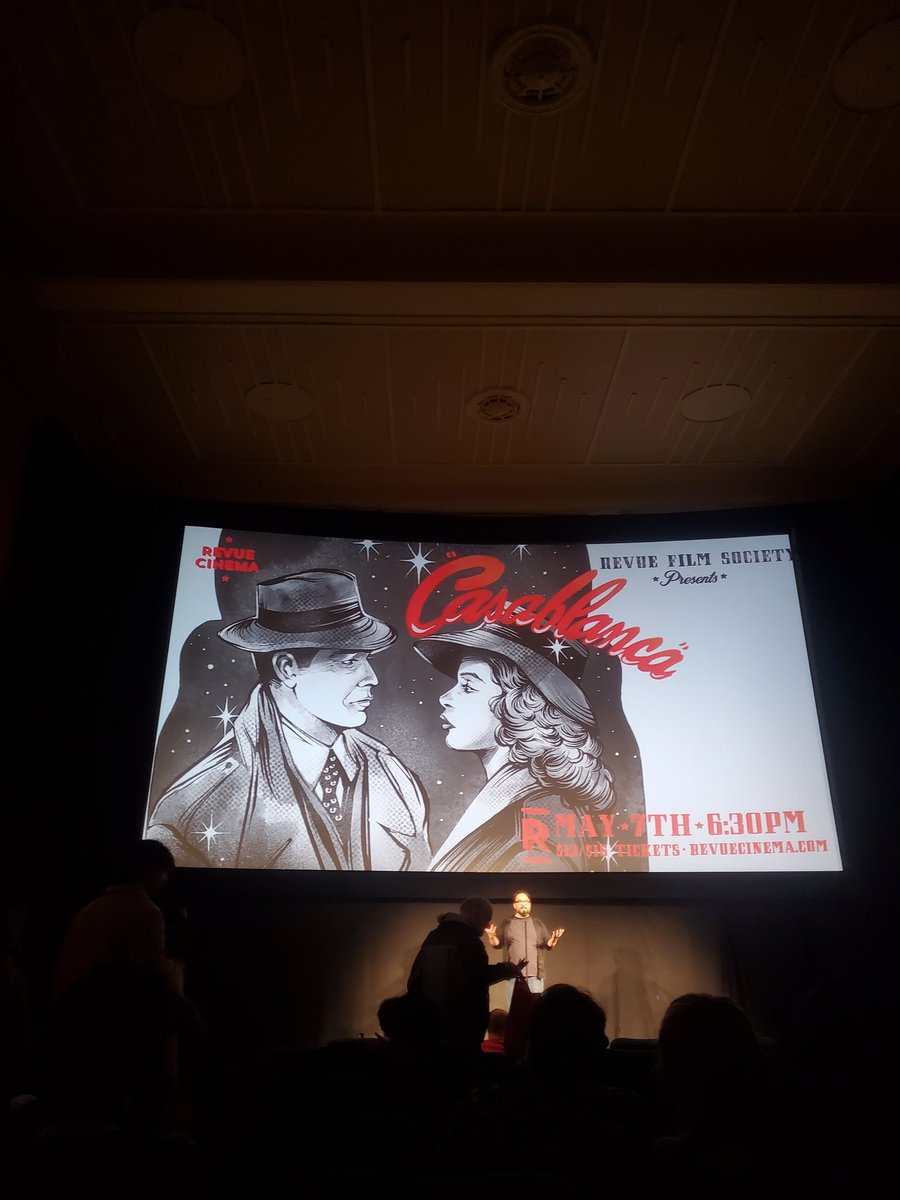 Seated for casablanca!!