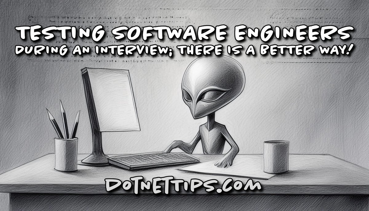 Feeling frustrated with the current technical interview process? It often seems like it doesn't truly showcase your skills. Fortunately, there's a better approach. Check out this article to learn more. dotnettips.wordpress.com/2021/04/16/tes… #Interviewing #interviewtips #techinterview