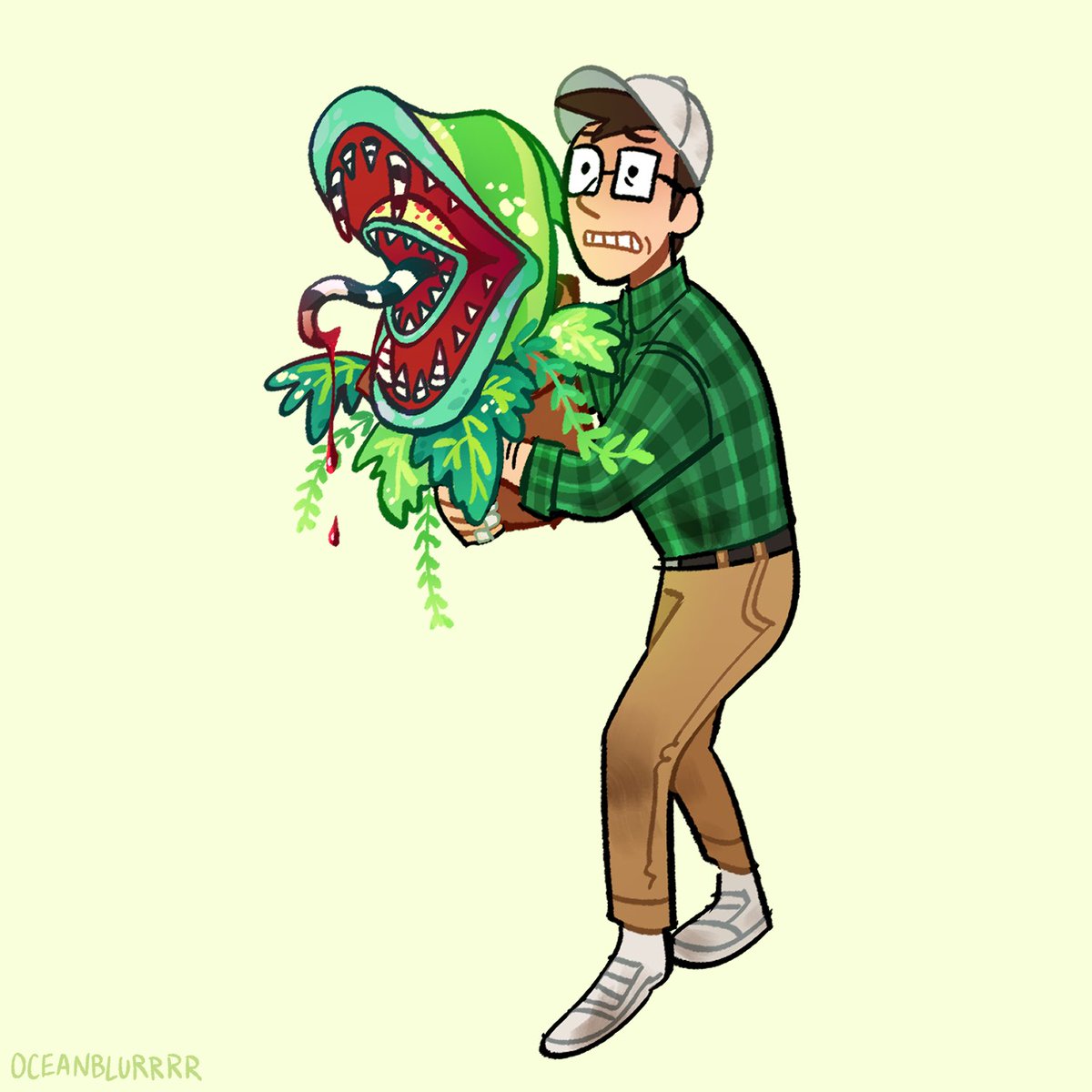 What if I put two of my favorite things together 🩸🌱 #beetlejuicethemusical #littleshopofhorrors
