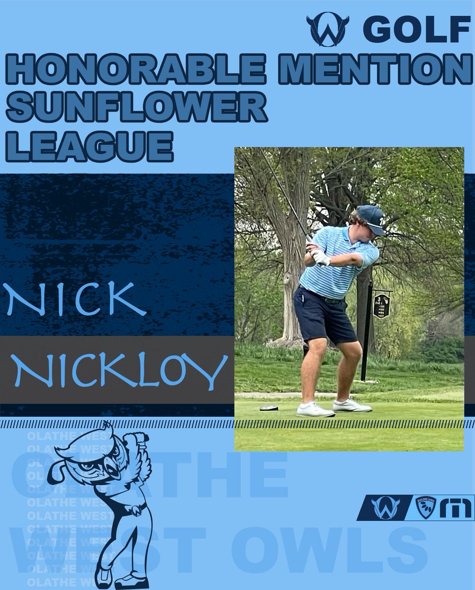 Congrats to @NNickloy for his Honorable Mention All Sunflower League