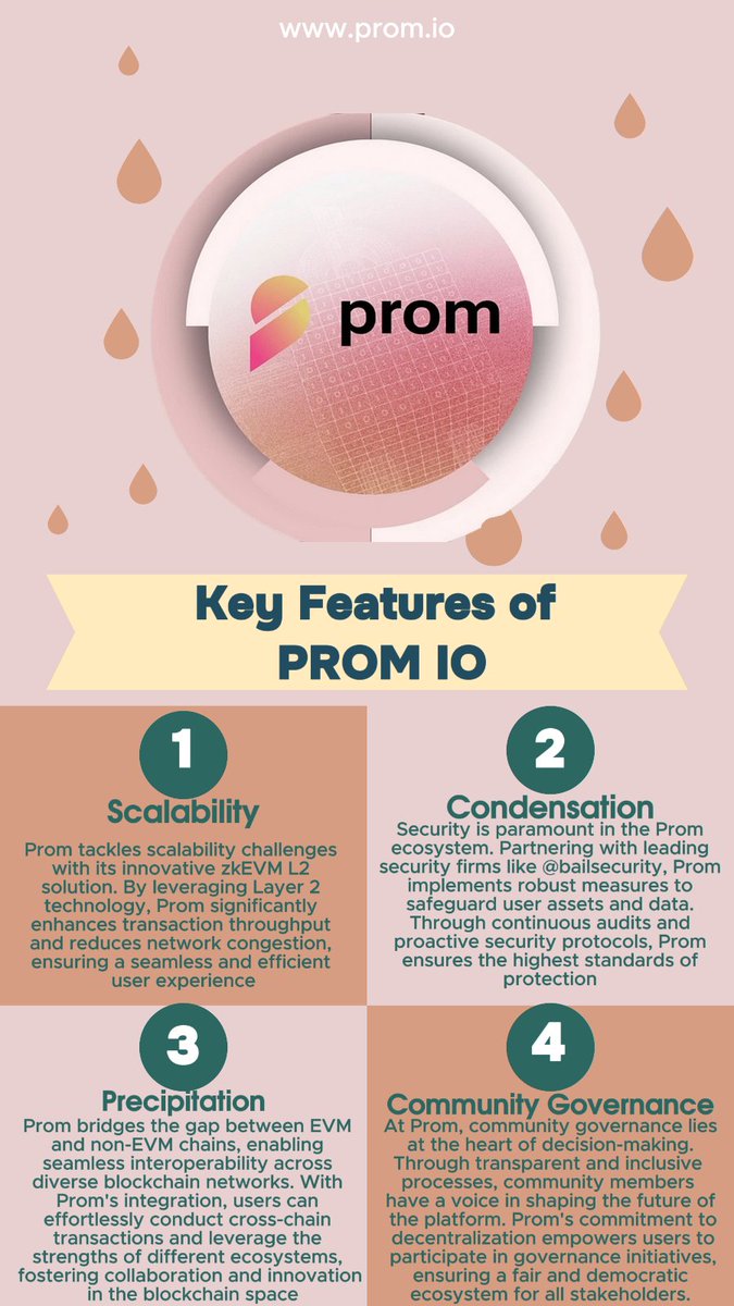 Key features of @prom_io ! 
#prom $PROM #promvalidators
#VergisizKripto #getoutofrafah #ŞimşekMebeMülakatsız68Bin 
#sondakika #haber