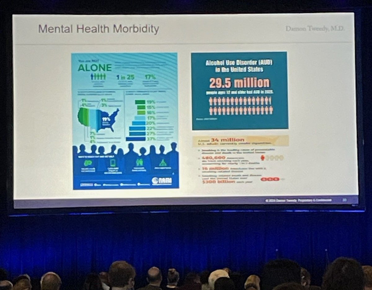 NAMI CEO @DanGillison connected with @DamonTweedyMD, a professor of @DukePsychiatry, who discussed NAMI’s work during the CEO Plenary: Facing Psychiatry’s Present and Future with Hope, at the @APApsychiatric's annual meeting. So honored to be a part of this important…