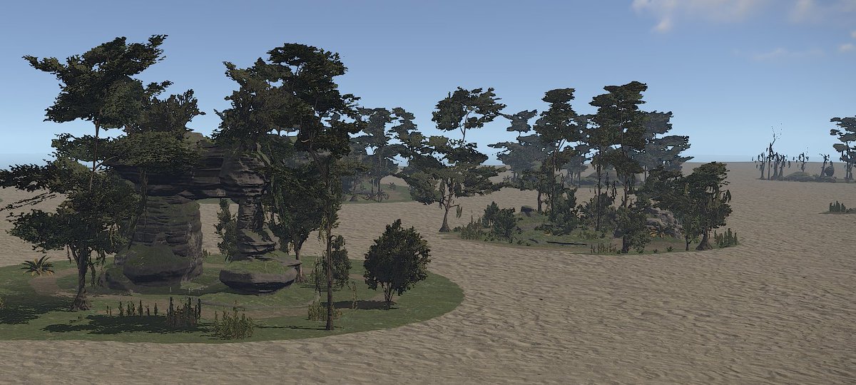Day 24:
@playrust 
Spent the morning making a handful of new Jungle Rock Formations and Small Caves - Aiming to have a few of each placed around the map this evening.
#thejungle
