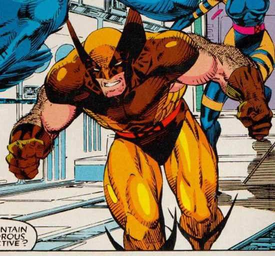Which suit for Wolverine do you prefer? 
Yellow and Blue or Brown and Tan?