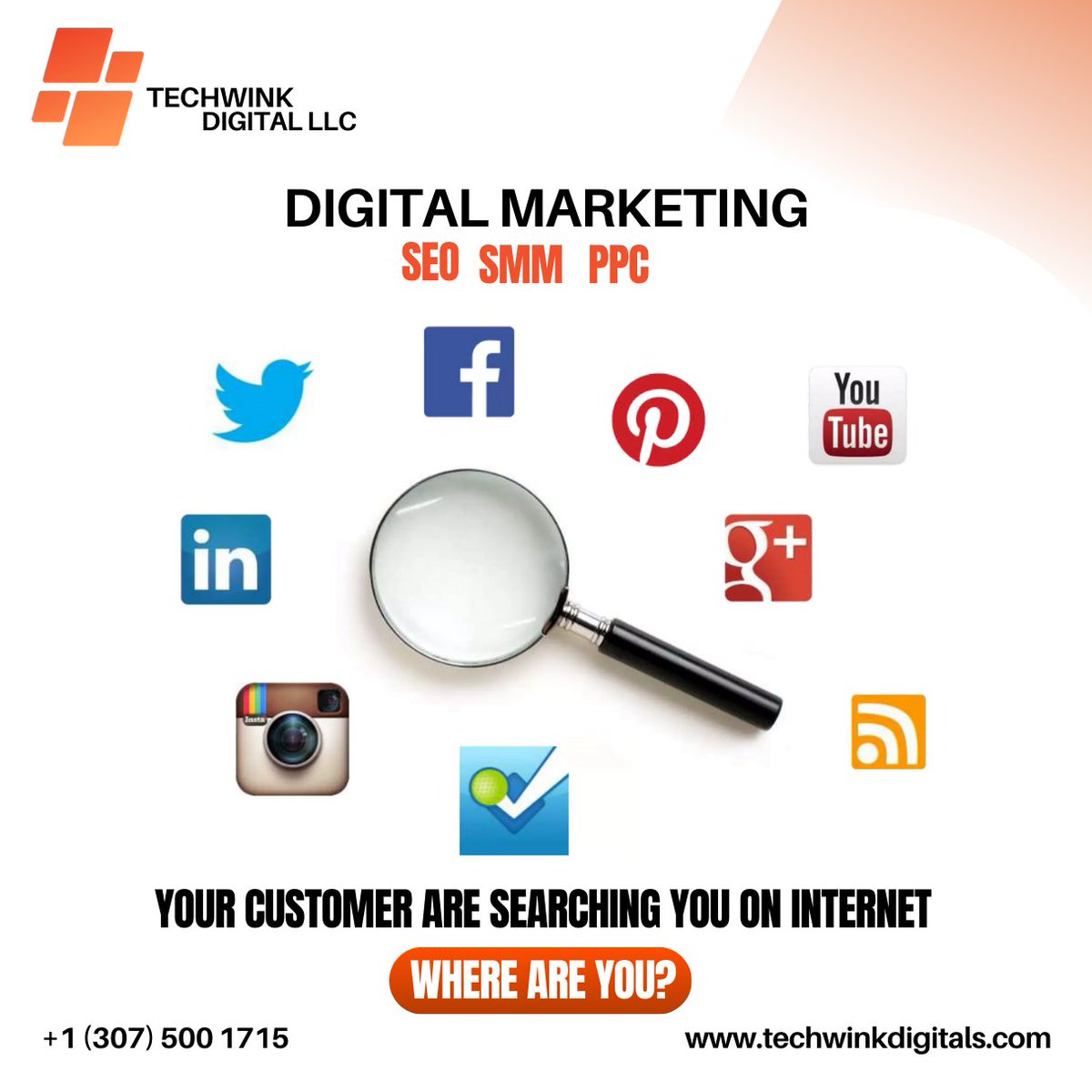 Supercharge your online presence with our expert Digital Marketing trio: Social Media, SEO, and PPC.

Visit Now: techwinkdigitals.com

#digitalservices #websolution #developmentproject #digitalmarketing #techwinkdigital #digitalExcellence #seo #ppc #smm