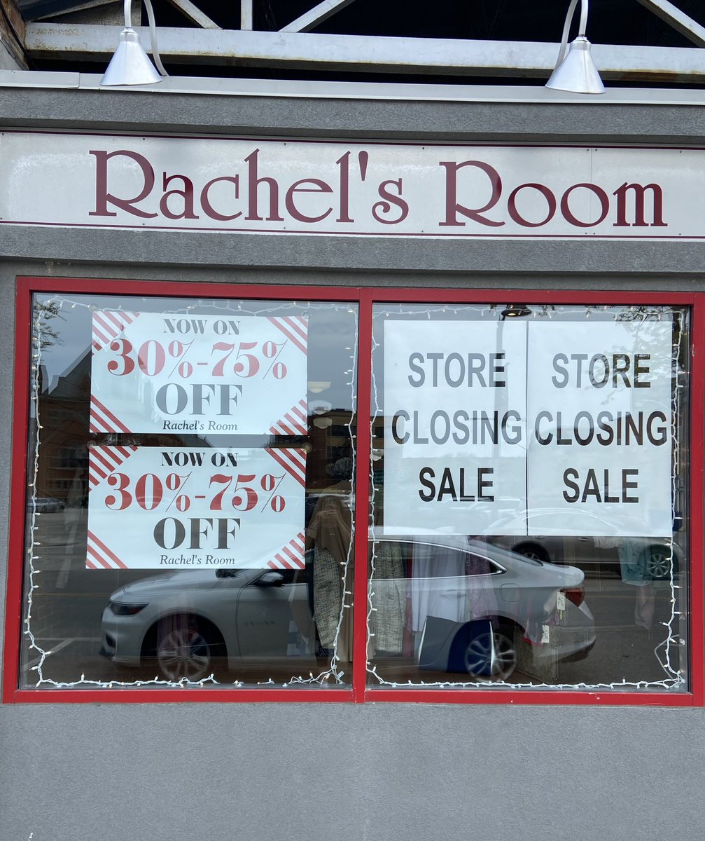 I know it is crazy! We are closing! 30% off New Fashions! 20% Off anything already reduced! Yes, that includes the $20 rack! Note* All sales are final May 31 is the last day to use Gift cards and Credit notes . . #shopck #ckont #shoplocal #closing #closingsale #storeclosing