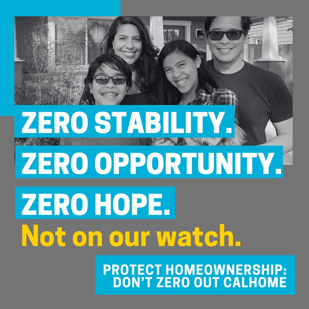 Keep the homeownership dream alive for hard working Californians + urge @CAgovernor not to zero out the only state funding for the building of affordable homes to own. #SaveCalHome #ProtectHomeownership #DontZeroItOut  @Scott_Wiener @AsmJesseGabriel @CASpeakerRivas @Ilike_Mike