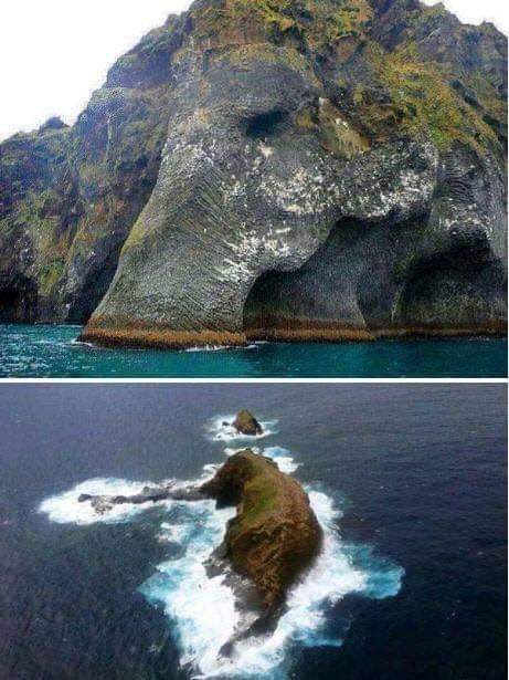 What do these rock formations resemble?🤔⬇️