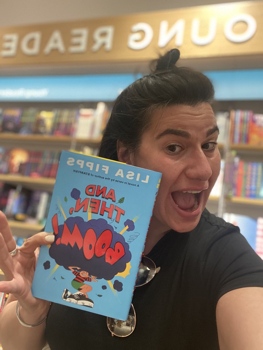 Look what I got?!?! So freaking that AND THEN, BOOM! is out in the world! Congratulations, AND THANK YOU, @AuthorLisaFipps! This book will make kids feel so much less alone. Happy #BookBirthday!!!! 🥳🤩 DO NOT SLEEP ON THIS BOOK- go get a copy NOW!