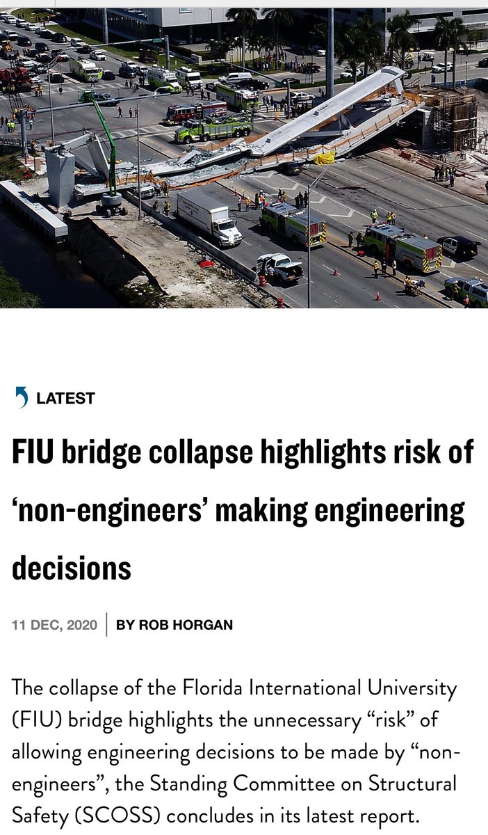 Remember the unqualified female bridge engineers who designed the FIU bridge?