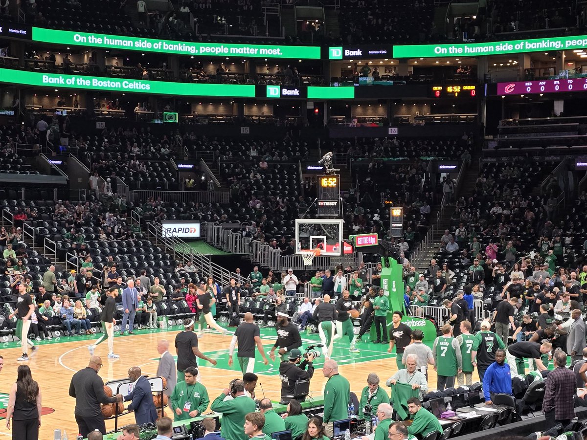 It's time. Round 2. Let's go @celtics.