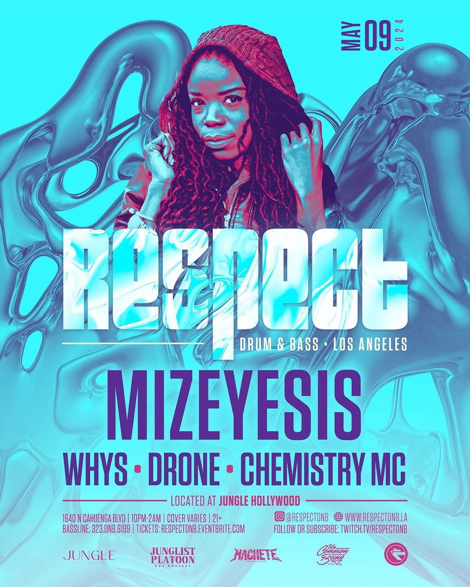 This Thursday 5/9 👉🏼 @mizeyesis + W_H_Y_S @droneskie and Chemistry MC🔥🔥🔥 Tix: mizeyesis-may9.eventbrite.com