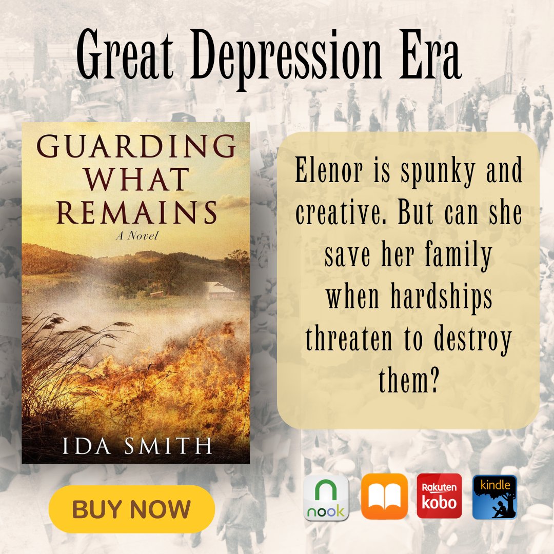 Guarding What Remains by Ida Smith Elenor is spunky and creative. But can she save her family when hardships threaten to destroy them? buy.bookfunnel.com/ch3geypnre?tid… #christianhistoricalromance #historicalfiction #kindle #amazon #nook #kobo #applebooks #apple