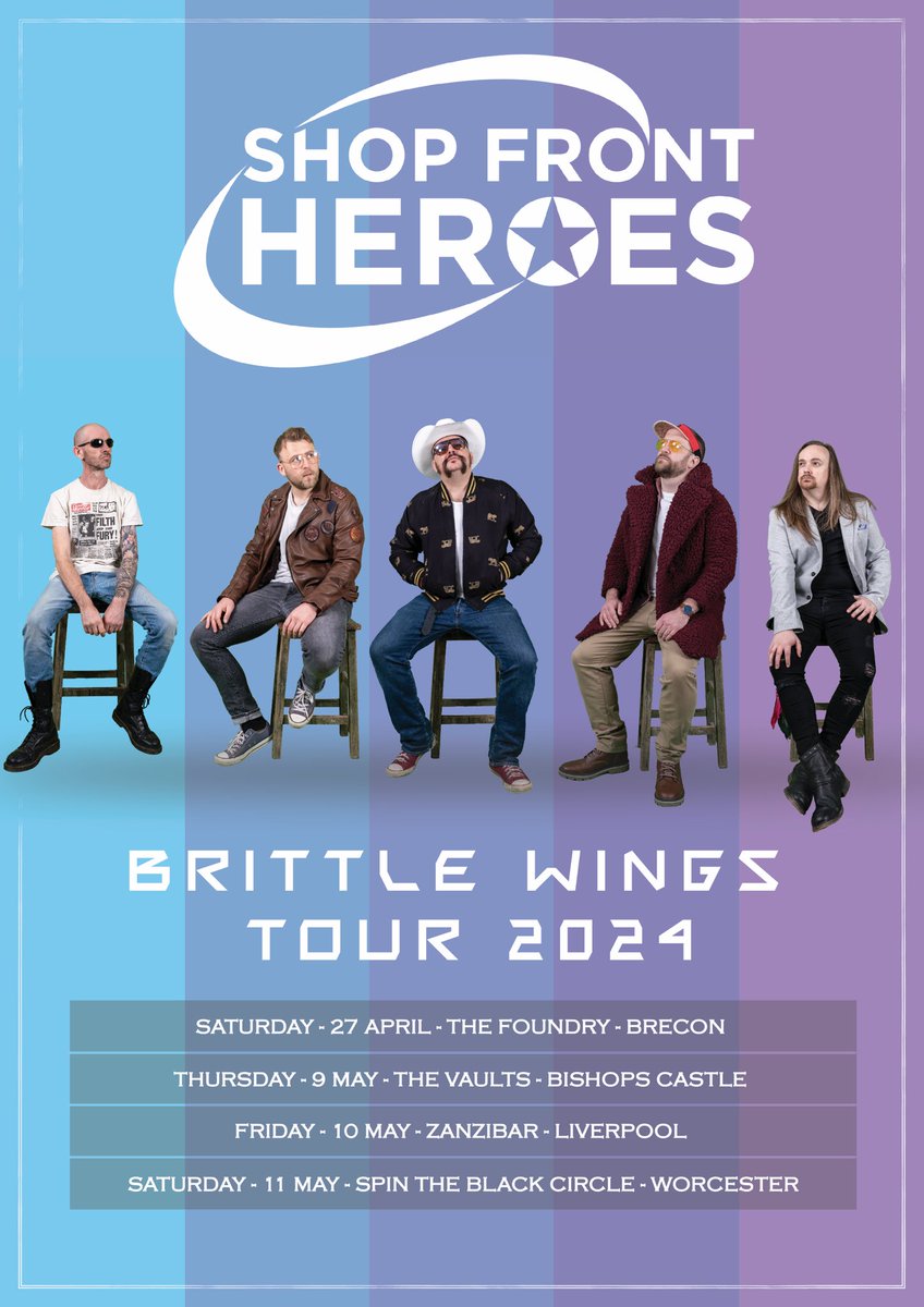 Gigs this week! Not much point in posting on here as Twitter apparently thinks we might not be real people… but anyway!