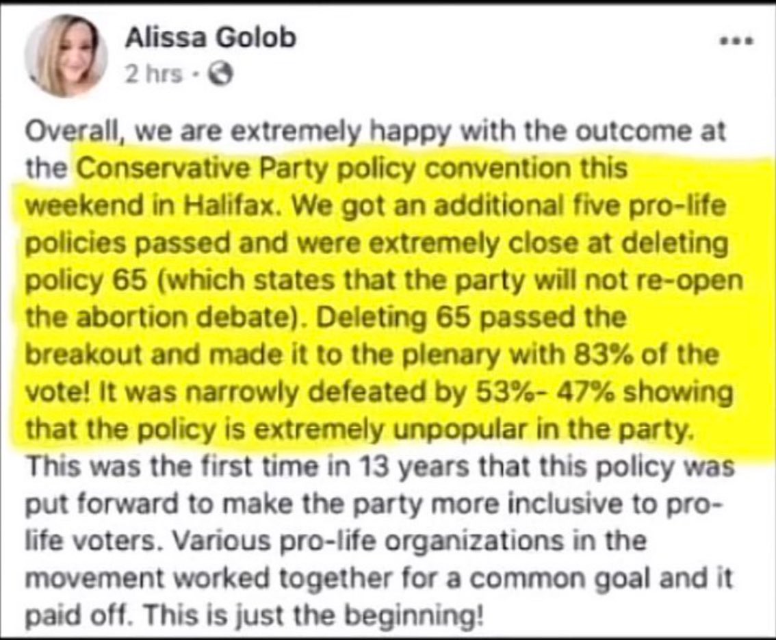 This is the @CPC_HQ long game. Believe them. #NeverVoteConservative 
#IStandWithTrudeau #cdnpoli 
#WomenAgainstPoilievre #WomensRightsAreHumanRights