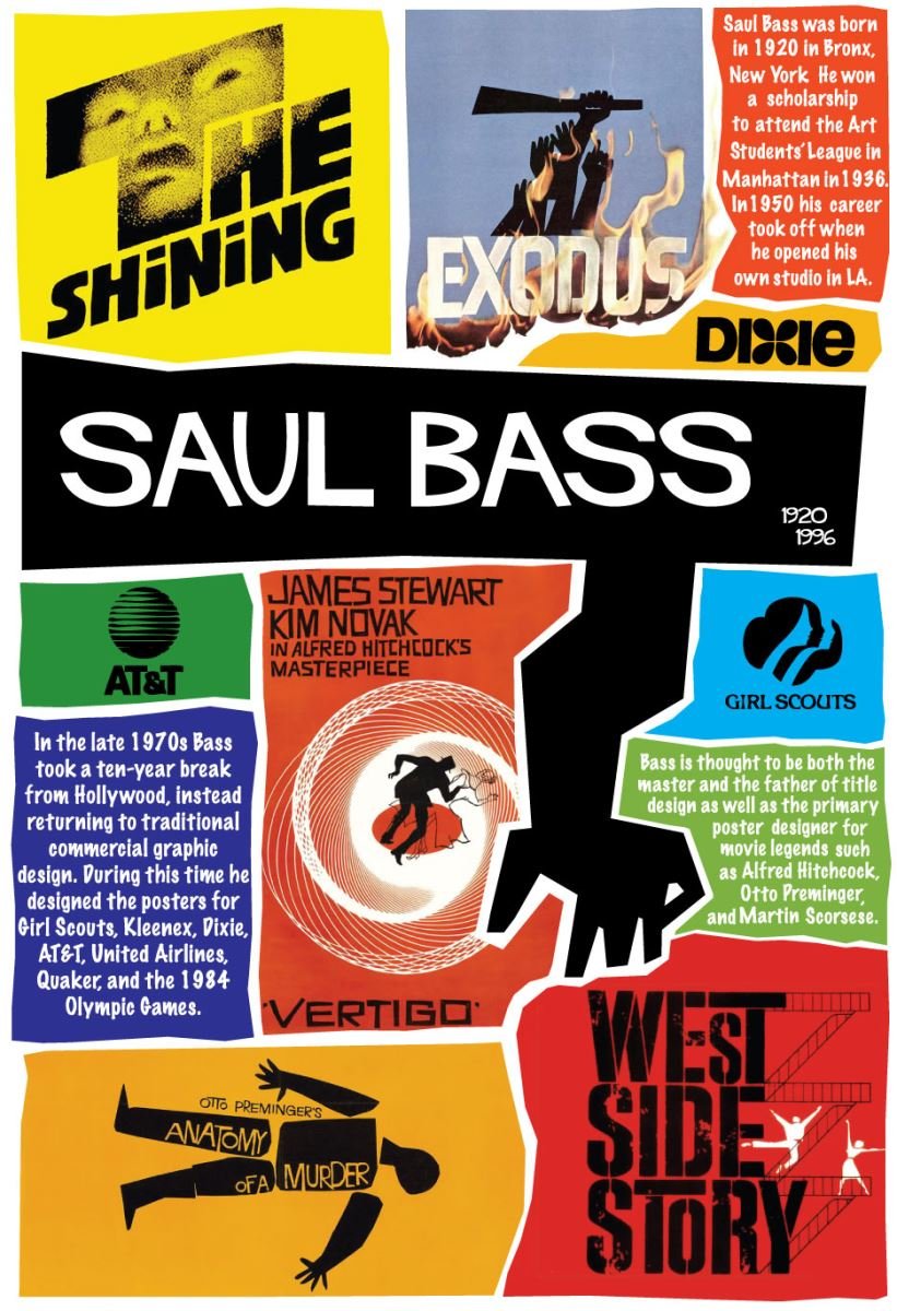 #GGACPattentionmustbepaid #GGACP salutes the life and career of the late graphic designer of logos and film titles, Saul Bass, #BOTD in 1920! What is YOUR favorite Bass work?! @Franksantopadre @RealGilbert