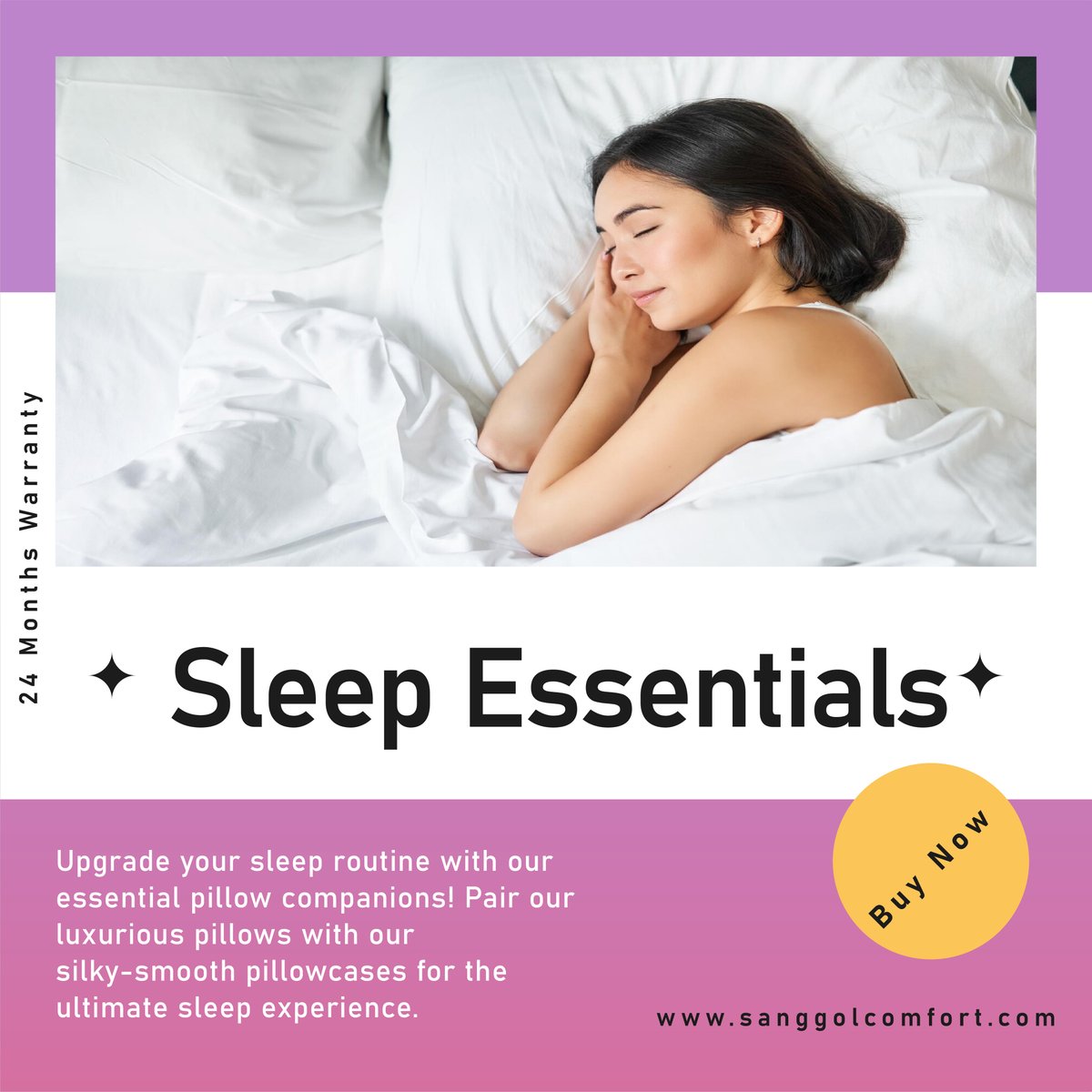 Transform your bedroom into a haven of tranquility with our sleeping essentials! 🌟 Indulge in the luxury of soft, breathable linens and supportive pillows for a sleep experience like no other 💪😴
#SleepingEssentials #BedtimeBliss #SleepBetter #DreamyNights #RestfulSleep