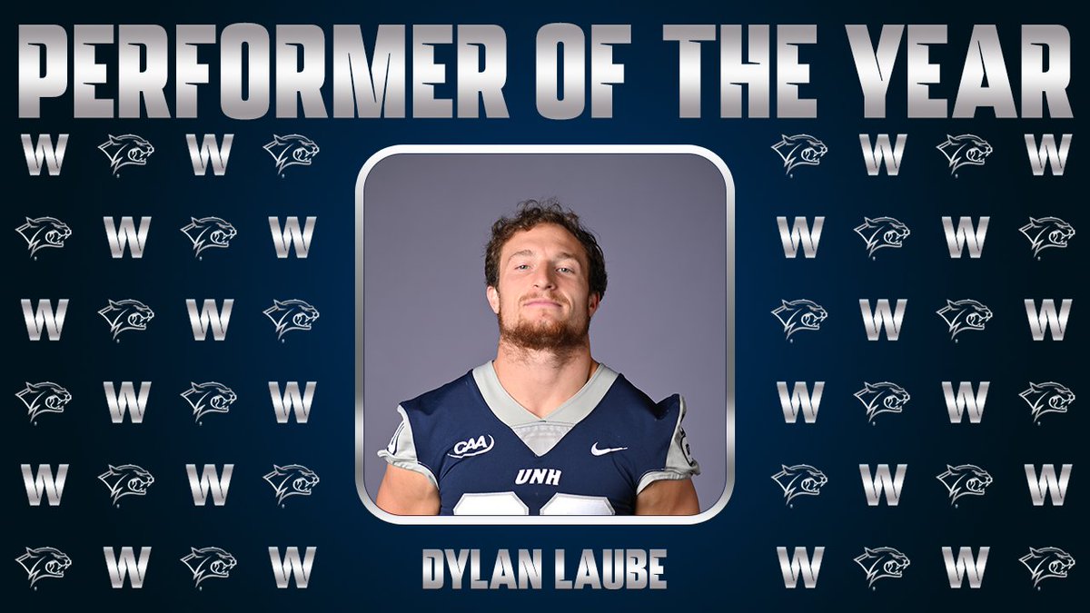And for the second year in a row, Dylan Laube takes home Men’s Performer of the Year! #WESPYS24 | @UNH_Football