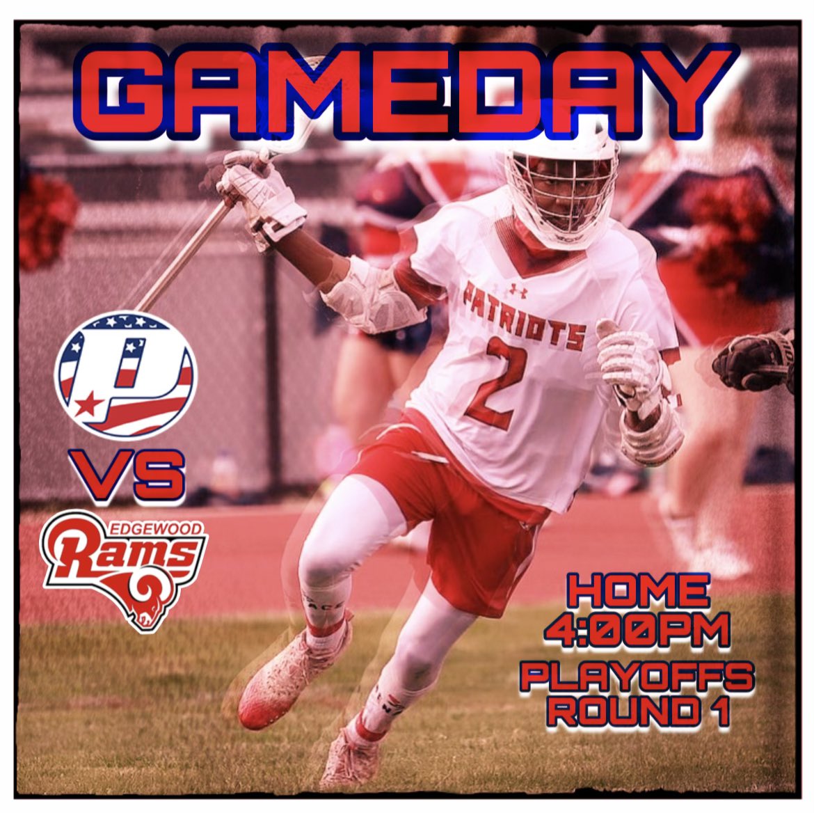 As your Patapsco Patriots go into their first round of playoffs, make sure you are there to support!!