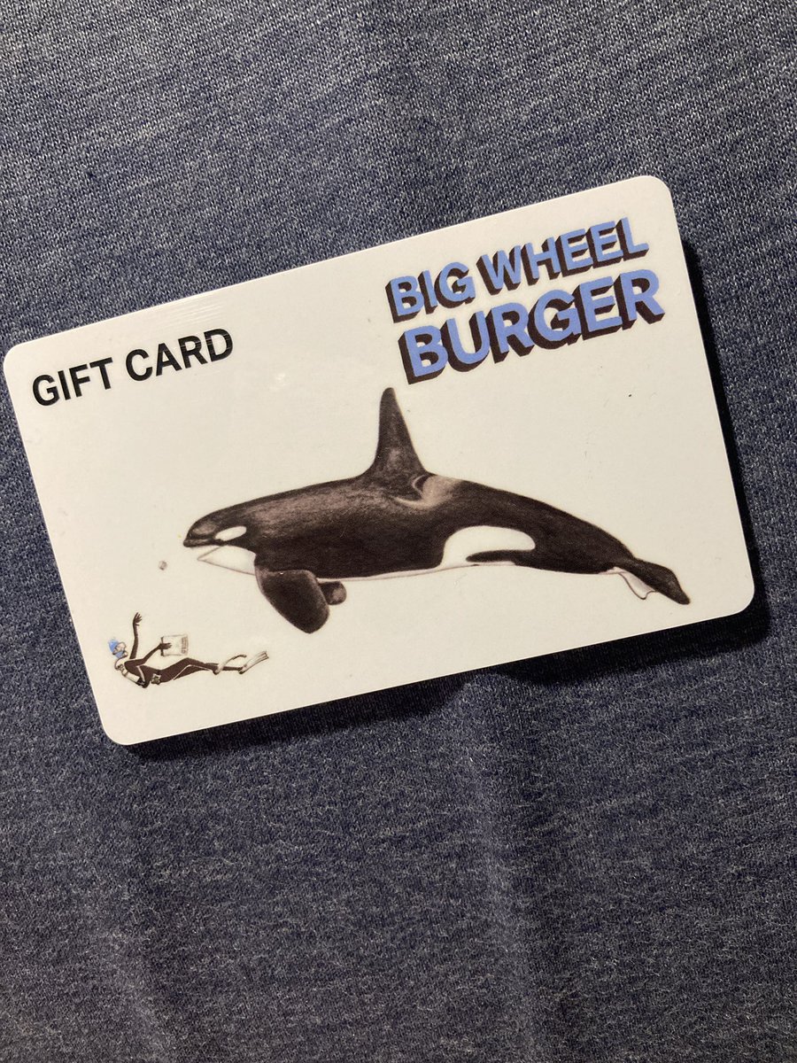 After much of the day in the ER will be using a gift card from my CBC colleagues to @BigWheelBurger to feed the family. Food = love. Thank you. #fuckcancer
