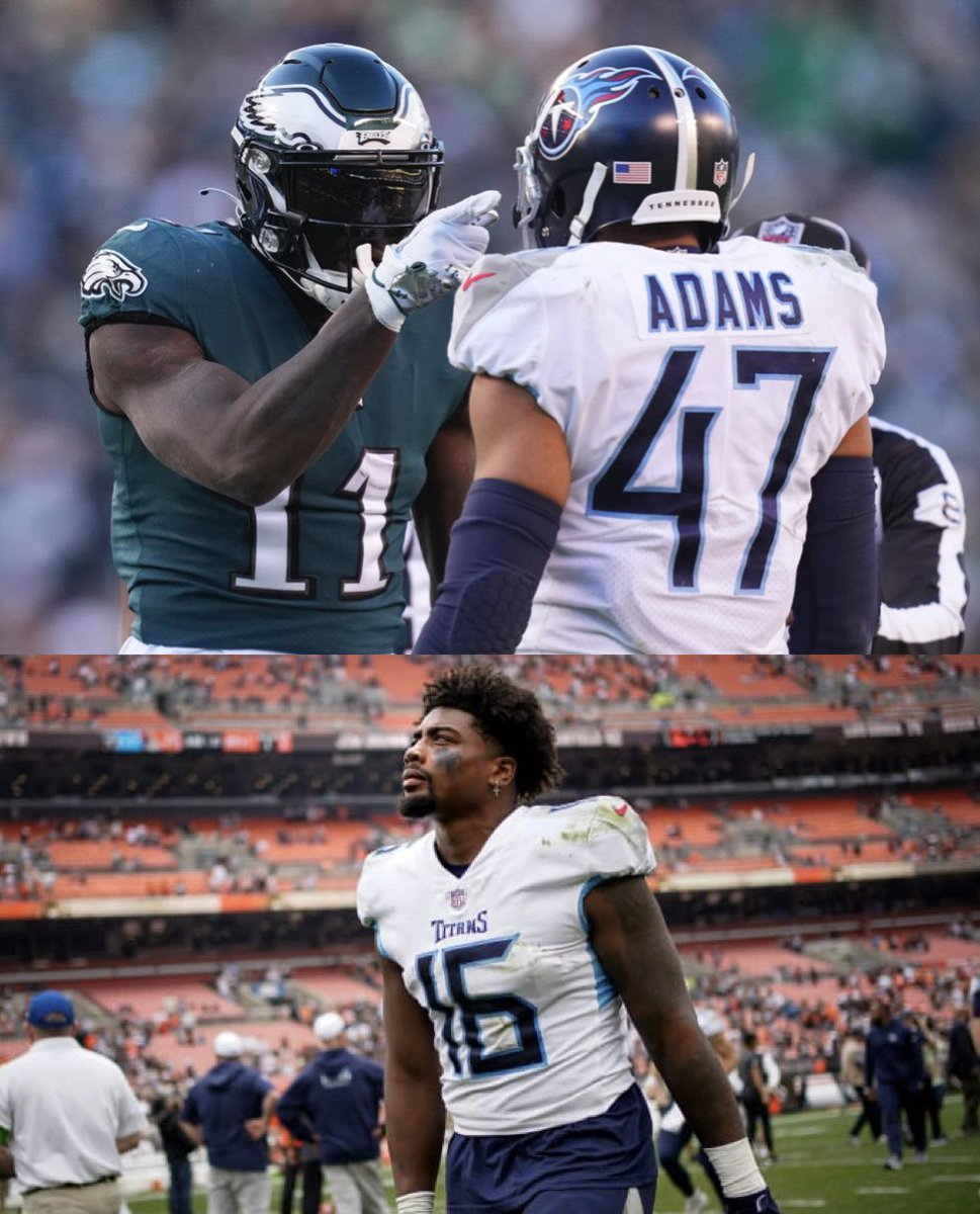 ALL TIME STEAL… The #Eagles RIPPED the #Titans off for AJ Brown. Since the trade Brown: 194 catches, 2,952 yards, 18 touchdowns, top-3 receiver. Treylon Burks (1st rounder for Brown): 49 catches, 665 yards, 2 TDs, WR4 for Tennessee. (Via @jalenreagors)
