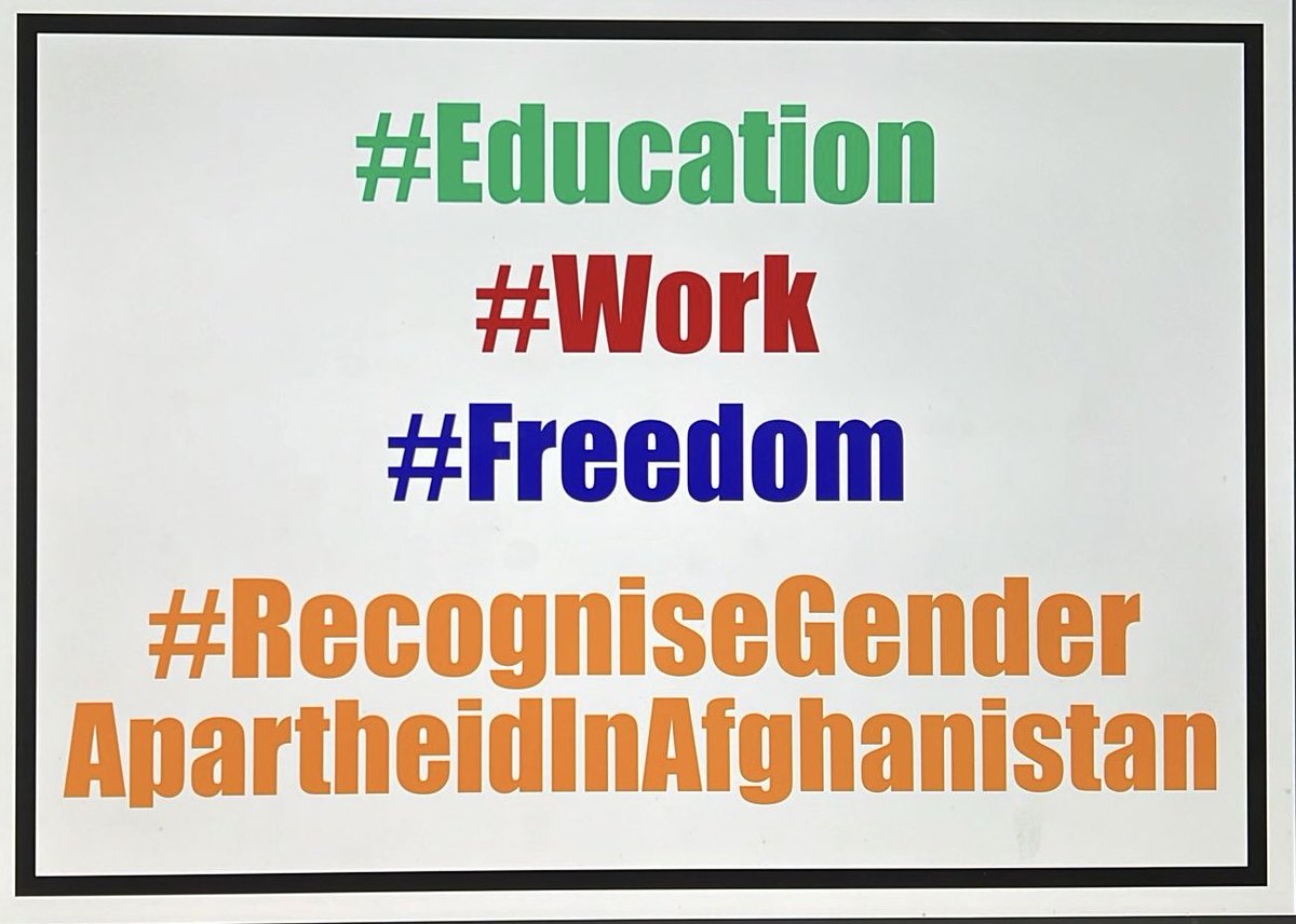 DAY: 963 🏫 DAY: 503 🎓 🇦🇫 Muslims all over the world must stand up for Afghan women and girls who are being punished by the Taliban regime for their gender, depriving them of the freedom to learn, work, or move around. #RecogniseGenderApartheid #AsACrimeAgainstHumanity