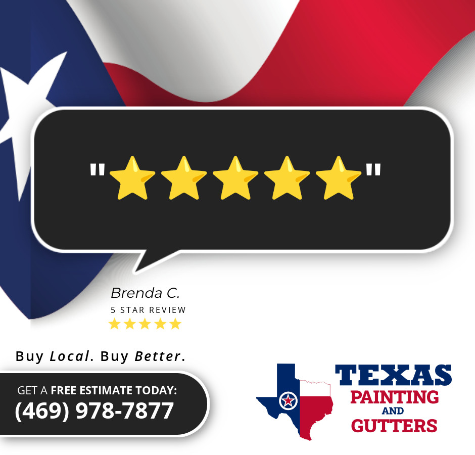 We love our customers!  Thanks for the 5 star review, Brenda!

#supportlocal #customerappreciation #smallbusinessreviews #localpainters #thisistexas