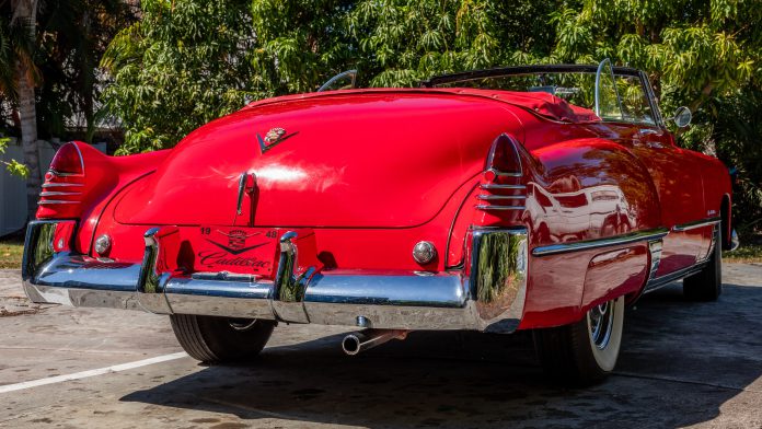 Featured on AutoHunter, the online auction platform driven by l8r.it/SbYQ, is this 1948 Cadillac Series 62 Convertible. l8r.it/M7sX