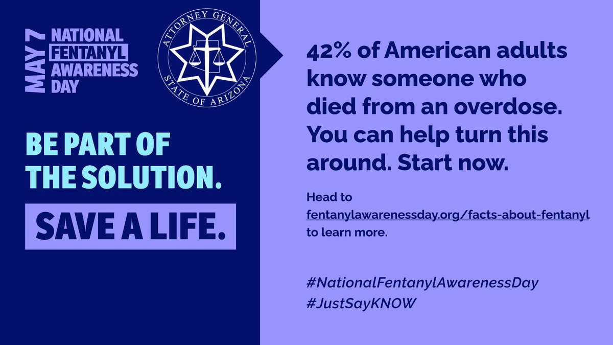 42% of American adults know someone who died from an overdose. This National Fentanyl Awareness Day, be part of the solution and save a life by visiting fentanylawarenessday.org. #NationalFentanylAwarenessDay