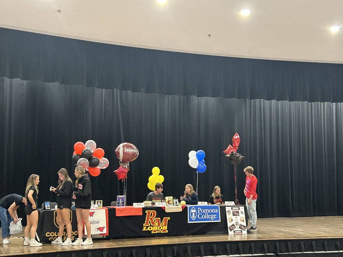 Congratulations to all of our NLI signees!  We had 18 student athletes this year sign and celebrated 6 more tonight!  <a href="/CHSAANow/">CHSAANow</a> <a href="/PSD_ATHLETICS/">PSD Athletics Official</a> <a href="/RMHSLOBOS/">Rocky Mountain</a>