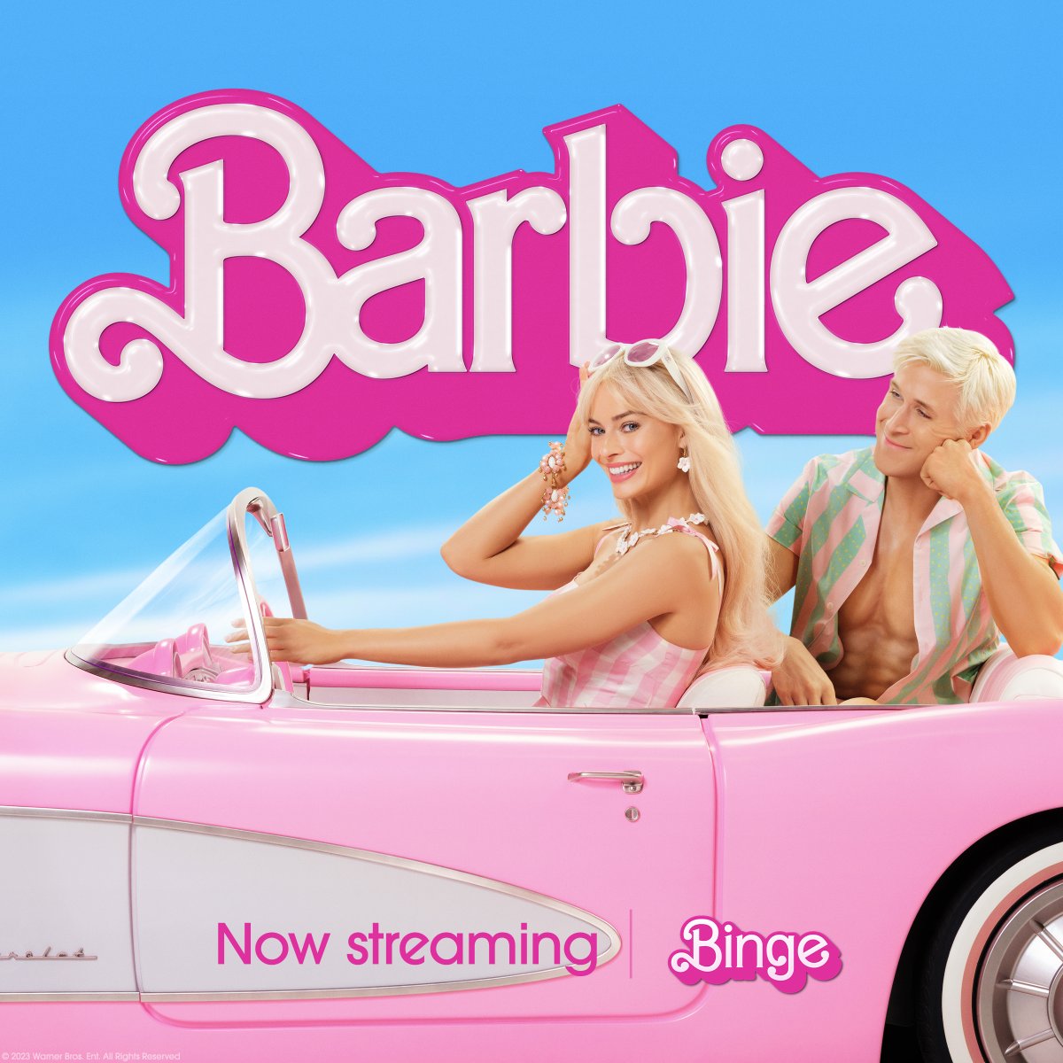 Hi Barbie! 💖 The iconic #BarbieMovie starring Margot Robbie and Ryan Gosling is now streaming on #BINGE. #ISawItOnBINGE