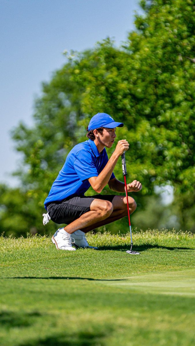 Golf is a game of what if’s…couldn’t have been more true for Nick the last 2 days. His state tournament got off to a horrible start +7 after 9 holes, 80 for his 1st round.  69/69 his next 2 rounds! Way to grind! #brightfuture @nicksf2_ @BixbyBasketball