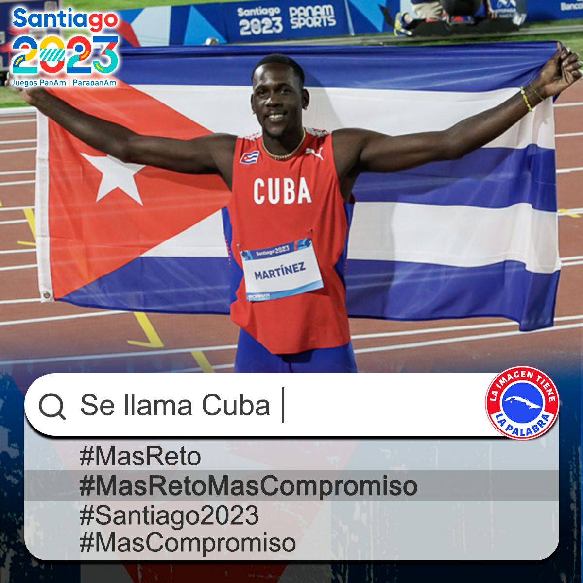 🇨🇺 Una Victoria para Cuba y la delegación que nos representó en los Juegos Panamericanos. #MasRetosMasCompromiso
#Cuba