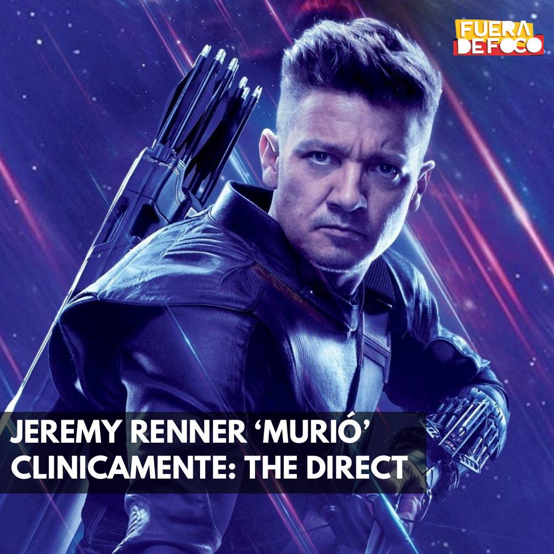 ¡MURIÓ CLÍNICAMENTE! 😳 Un artículo de #TheDirect reveló que #JeremyRenner ‘murió clínicamente’ en el accidente que tuvo a inicios del 2023.  #MichaelBeach, colega y amigo de Renner, reveló que el corazón del actor dejó de latir por unos instantes y que fueron más de 38 huesos…