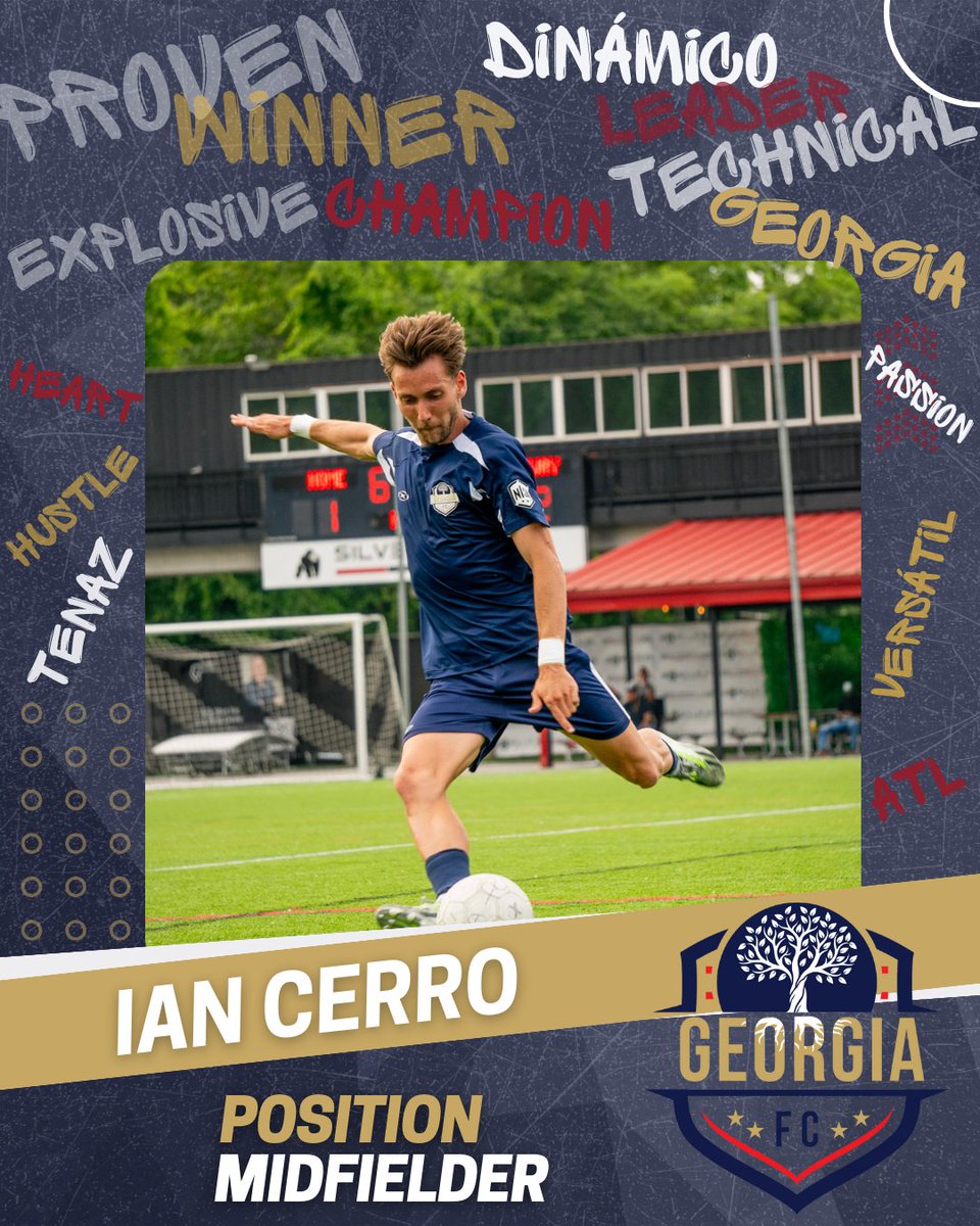 🚨 Player Announcement 🚨 

We're excited to welcome Ian Cerro to GeorgiaFC! 

Ian's blend of international experience & proven track record in competitive leagues makes him a valuable asset to our squad. We look forward to his contribution as we aim for a triumphant season! 🏆🔥
