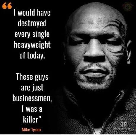 @MikeTyson Mike Tyson talks about current heavyweights.