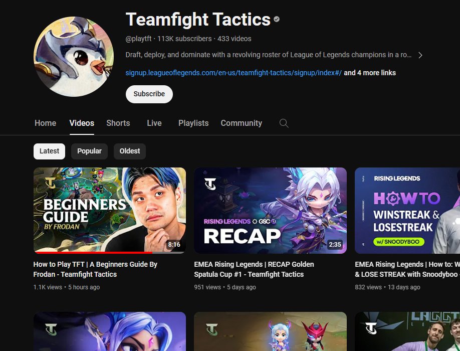 For Set 11, Riot asked me to produce a beginner's guide to @TFT for their official YouTube channel! I often see people asking for content to share with friends who want to get into TFT. So if you know someone new, send them this video!! Video link in the tweet below