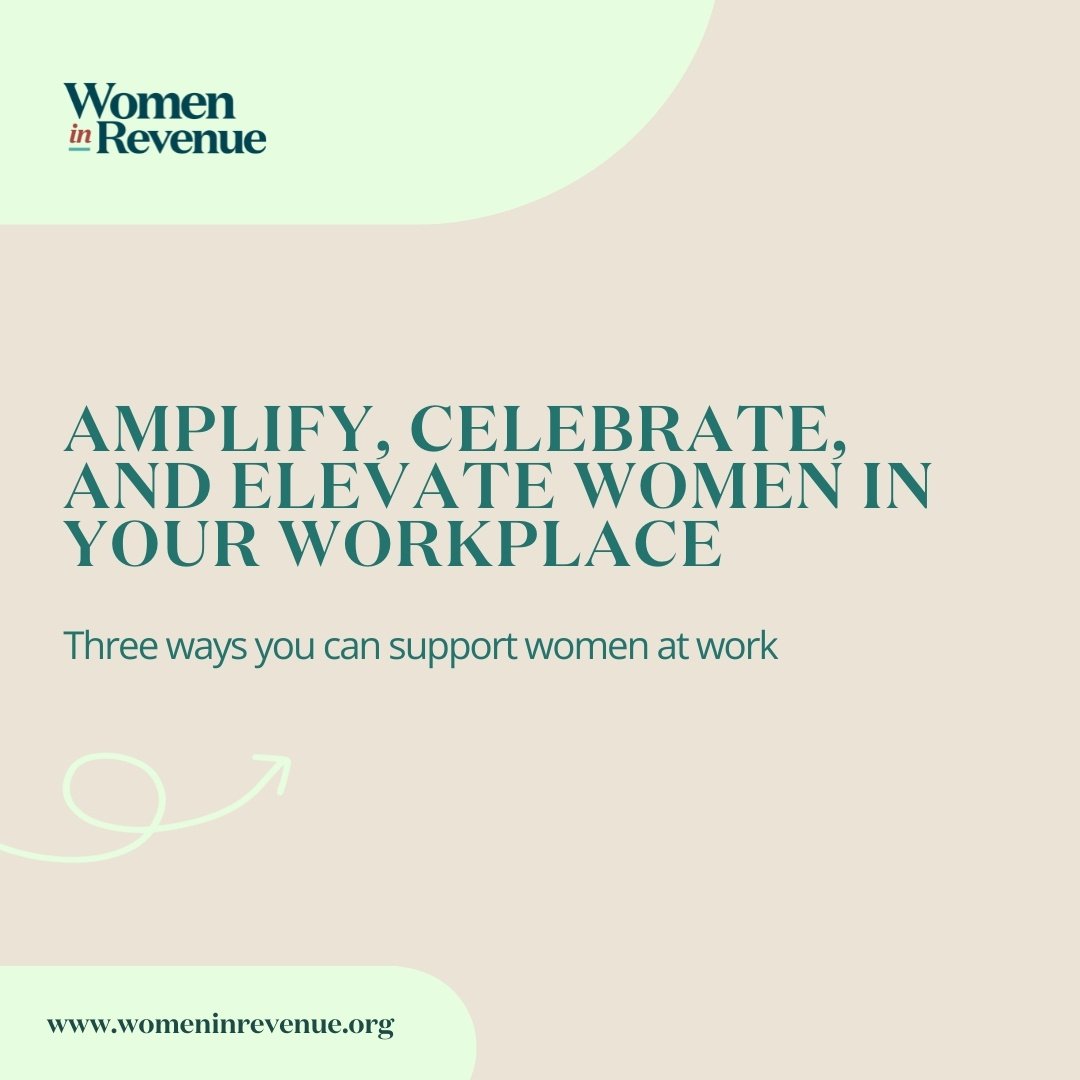 At Women in Revenue, we take immense pride in our daily commitment to championing the advancement of women in the workplace. Read the full blog '3 Ways Women Can Support One Another in the Workplace.' here: hubs.li/Q02wszJJ0