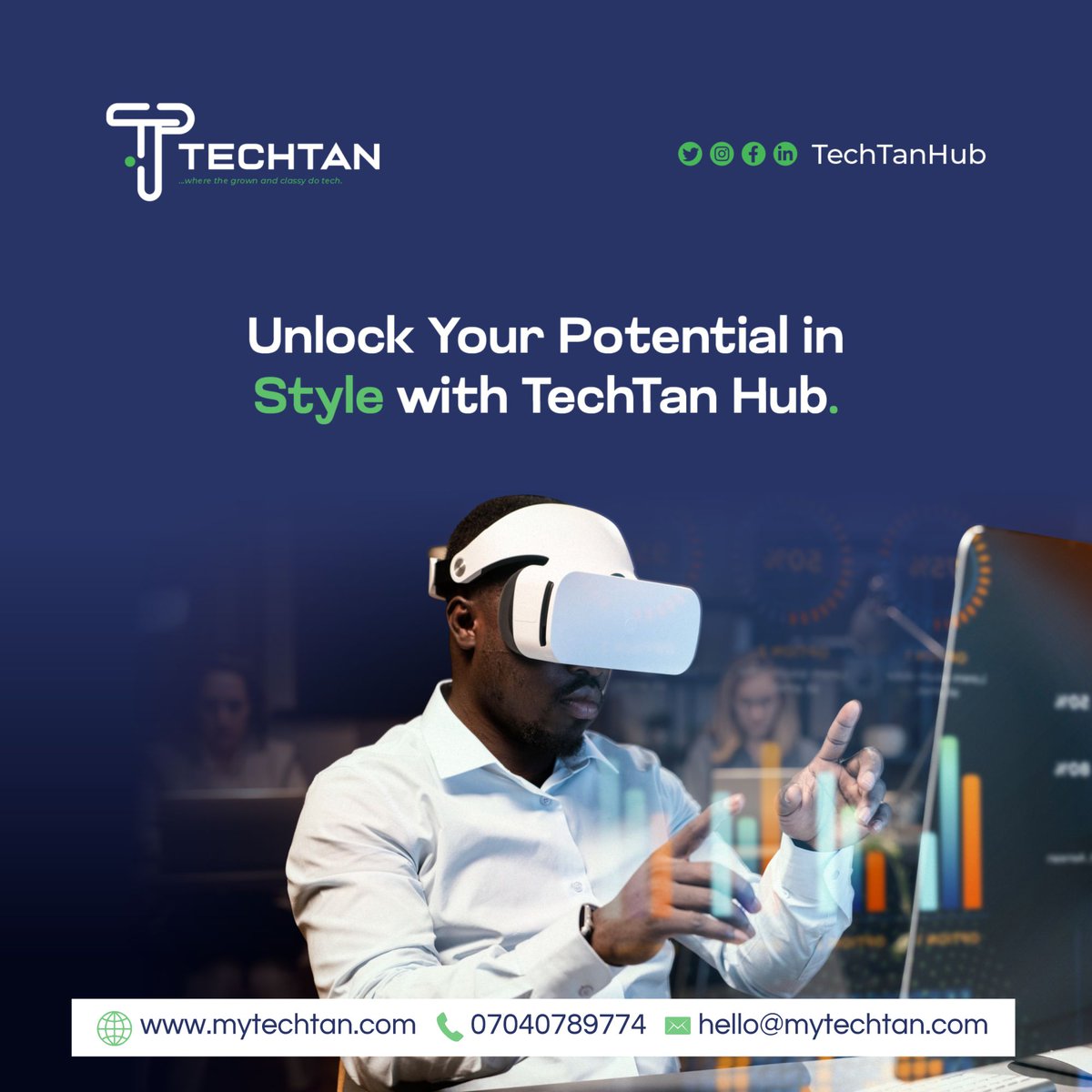 techtanhub's tweet image. Get Ready, Port Harcourt! 🎉

Techtan is about to bring a touch of class to the tech scene in your city, and the excitement is palpable!

We&apos;re not just launching a tech hub; we&apos;re ushering in a new era – a haven where sophistication meets innovation, tailored for the grown and