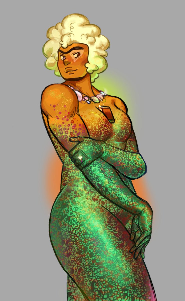 Ik she looks like a mermaid but thats not how ir was supposed to look like😭 
#hessonite
#StevenUniverse