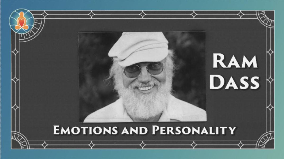 Ram Dass discusses the dynamics of personality and emotions including issues relating to the nature of fear, anger, and love. Recorded in the Summer of 1989 as apart of 'The Listening Heart' retreat series. 📽️ youtube.com/watch?v=57UBKh… #ramdass #love #spiritual #meditation #youtube