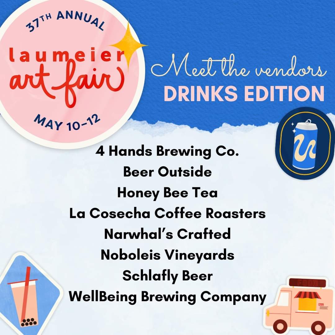 We'll be at @LaumeierArtStL and the 37th Annual #LaumeierArtFair all weekend long. Come find us and grab your favorite @Schlafly! Best enjoyed while walking around and taking in new, fun, beautiful, and interesting art! We love being part of this local Mother's Day tradition.