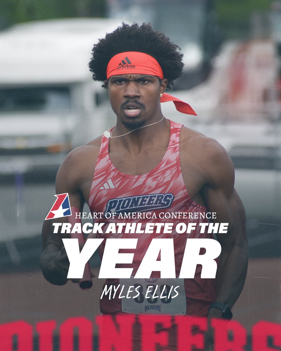 🏃Congrats Myles Ellis, named @HeartSportsNews Male Track Athlete of the Year! #FearTheNeer