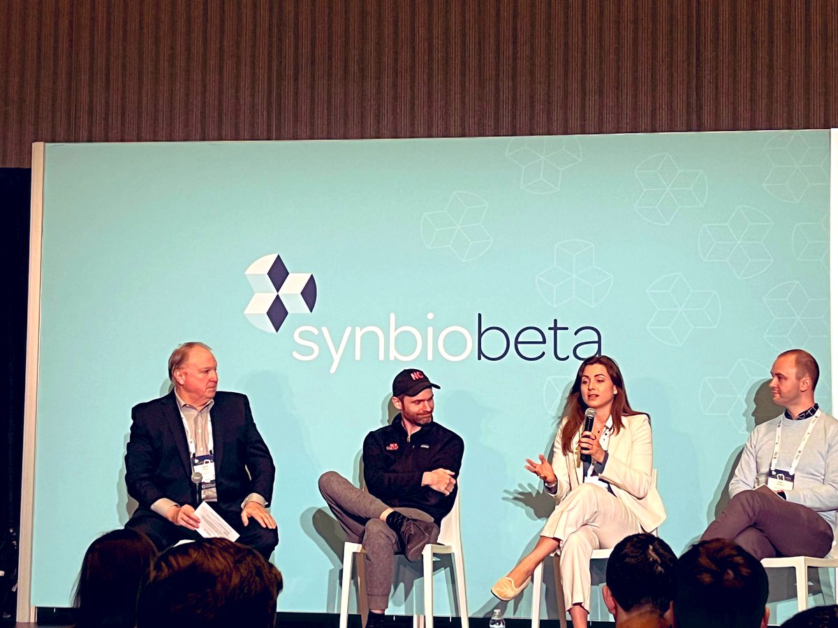 This was super fun - let’s make biomanufacturing a commercial reality 💥 💥 

Thank you Mark Warner @lib_labs_inc for the invitation to speak and to Matt @ @newculturefoods, @zakweston @ Bera Partners for the great conversation!

@SynBioBeta #SynBioBeta2024 

#ANIC #biotech